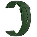 Ainsley 22mm Watch Straps/ Watch Band Compatible for Moto 360 Gen 2 (46mm) (Army Green)