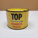 Vintage Empty "Top" Cigarette Tobacco can with lid NICE