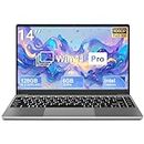 Ruzava/Aocwei Laptop Win 11 14" 6GB DDR4 128GB SSD Intel N4020 (Up to 2.8Ghz) 2-Core 1920x1080 FHD Dual WiFi BT 4.2 Adapter Support 512GB TF 1TB SSD Expand for Work Study Entertainment-Gray