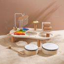 Kids Drum Set Montessori Musical Instruments Set for Ages 3 4 5 6 Years Old