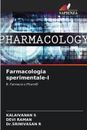 Farmacologia sperimentale-I by Kalaivanan S. Paperback Book