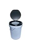 Leisurewize Need-A-Loo Portable Toilet, Bucket-Style Toilet With Carry Handle, 32cm x 37cm (LWACC310)