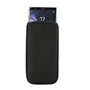 DFV mobile - Soft Pouch Case Neoprene Waterproof and Shockproof Sock Cover, Slim Carry Bag para Samsung Galaxy S22 Ultra (2022) - Black