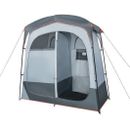 2 Rooms Oversize Privacy Shower Tent with Removable Rain Fly and Inside Pocket-