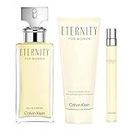 Calvin Klein Eternity for Women Gift Set: Eau de Parfum (100ml), Body Lotion (100ml) & Travel Spray (10ml)