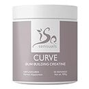 IsoSensuals Curve Bum Building Creatine - Micronized 200 Mesh for Smooth Muscle Builder for Women, Creatine Women Enhancer, Energy Supplement for Booty Gains. 30 Unflavored Perfect Peach Servings