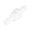 CentIoT - One-Way Non-Return inline check valve - white Plastic - for Water liquid gas (POM 8MM)