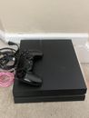 Sony PlayStation 4 500GB Jet Black Console Tested Includes All Cables