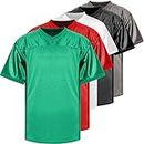 Phoneutrix Blank Football Jersey, Sports T-Shirt Hip Hop Jersey for Party (Large, Green)