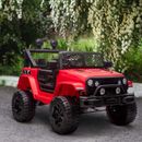 Kids Ride On Car Off Road Truck with Remote Control, Adjustable Speed Red