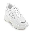 CASSIEY Latest Ladies Inner High Heel Casual Shoes | Runing Sport Shoes for Women's and Girl's- White