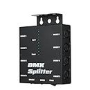 Lixada DMX512 Splitter ottico Funziona Come DMX512 amplificatore di segnale per l' illuminazione del palco, 8 canali Uscite indipendenti, Einzelteil dimensioni: 12.8 * 4.3 * 17.2 centimetri.