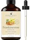 Handcraft Blends Frankincense Essential Oil - Huge 118 ml - 100% Pure and Natural - Premium Grade with Glass Dropper