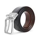 Tommy Hilfiger Gakona Leather Reversible Belt For Men - Xl-1.10M, Black + Brown