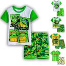 Kids Boys Teenages Mutant Ninja Turtles Pyjamas T-Shirt Shorts Summer Outfit Set