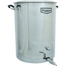 25 Gallon Brewmaster Stainless Steel Brew Kettle 2 Ports Beer Moonshine w/ Valve