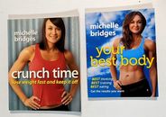 MICHELLE BRIDGES Your Best Body & Crunch Time Weight Loss Exercise Softcovers