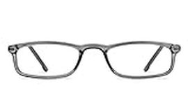 Lenskart READERS | Grey Rectangular Full Rim Reading Eyeglasses | For Men & Women | For 1.5 Power | LR E13701