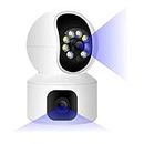 FAVONE DuoXR 3MP Dual Lens Wireless WiFi Smart CCTV Camera | Ultra HD View | Double Side View | Two Way Talk | Motion Detection | Night Vision |Support Upto 128gb sd Card