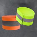  4 piezas correas de cinta reflectante de seguridad pulseras deportivas reflectantes