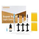 Kit de unión de ortodoncia MacDent Dental Super Bond cura de luz para soportes brackets