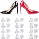 24 Pairs Heel Stoppers High Heel Protectors Heel Repair Caps Cover Replacement Tip Caps For Women's Shoes