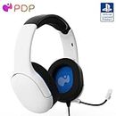 PDP AIRLITE PRO Wired Playstation 5 Headset with Noise Cancelling Boom Microphone: PS5/PS4/PS3 Console/PC (Frost White)