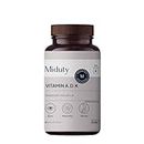 Miduty Vitamin ADK - Multivitamin - Contains Vitamin A - D3 - K2 - Boost Immunity - Stronger Bones - Vitamin ADK Supplement - Immunity Booster Capsule - Pack of 30 Capsules