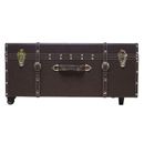 Byourbed The Sorority College Dorm Trunk Solid Wood + Manufactured Wood in Brown | 14 H x 29 W x 20 D in | Wayfair BUCK2-E-SCESP