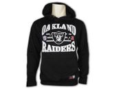 Sudadera con capucha Majestic Oakland Raiders negra NFL Fan Sudadera con capucha talla S, M