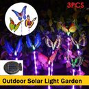 Solar Garden Lights Orchid Butterfly Stake Lawn Lamp Yard Outdoor Patio Path AU