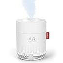 Humidifiers 500ml Cool Mist Humidifiers Air Humidifier Ultrasonic Quiet Humidifier with Night Light,USB Desktop Humidifier Waterless Auto Shut-Off for Home Baby Bedroom Office Travel (White)