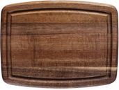 Acacia Wood Cutting Board with Juice Groove, Wooden Chopping Board for Kitchen, 