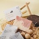 MAI SKNN Milky Coconut Scrub Handmade Artisanal Soap Bar | Vegan Soap | Cold Processed Soap | Luxury Soap | All Natural Ingredients for Perfectly Clean Skin (Pack of 1)