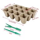 Kit de bandeja de inicio de herramientas de jardín para guarderías granja agujeros biodegradables