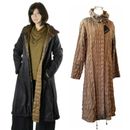 MYCRA PAC S/M Copper  Reversible Quilted Dream Puff Long Coat Raincoat NWT