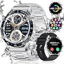 LIGE Smart Watch for Men Dial Answer Calls Voice Chat, 1.32" Full Touch Screen Fitness Tracker Watch with 24h Heart Rate Sleep Monitor, IP67 Waterproof Smartwatches for iPhone Android(Silver)…