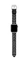 Ted Baker Chevron Leather smartwatch Band Compatible with Apple Watch Strap 38mm, 40mm, Black, One Size, Chevron Leather smartwatch band compatible with Apple watch strap 38mm, 40mm