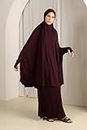 Modelle Tie Back Jilbab Prayer Set Sleeves - Dark Shades