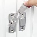 cartxomy Flip Latch Lock,Heavy Duty Stainless Steel Bar Latch,Safety Door Bolt Latch Lock for Home Window Door Cabinet Furniture Pet Gate (1 PCS)