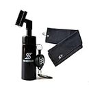 The Sports Lab Golf Club Cleaner Kit- Including Golf Club Cleaner Brush Bottle with Built-in Spray, Microfiber Golf Towel & Clip Hook- Portable Golf Club Cleaning Kit- Ideal Golf Gifts for Men