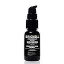Brickell Men's Smooth Finish Glycolic Acid Serum For Men, Natural and Organic, Anti Aging Serum To Reduce Fine Lines and Wrinkles, 1 Ounce, Scented