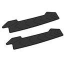 EMSea 2PCS Bicycle Frame Protector Bike Chain Stay Guard Silicone Cycling Frame Protection Pad Cover for All Bike Types BMX Road Bikes Mountain Bicycles Black