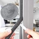 33ft Weather Stripping Brush for Sliding Windows/Doors Frame Side,Pile Self Adhesive Weatherstrip Seal Strip Sealer Draft Stoppers (33ft 0.35''Wide x 0.2''Thick, Gray)