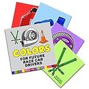 Colors Book For Future Race Car Drivers (Colors Baby Book, Children's Book, Toddler Book, Kids Book)