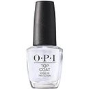 O.P.I Top Coat | 15 ml | Transparent Nail Paint with High Gloss Finish | Clear Top Coat Nail Polish | Long Lasting, Protects Against Chipping of Nail Lacquer