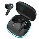 pTron Newly Launched Zenbuds Evo X2 in-Ear TWS Earbuds with Quad Mic & ENC Calls, 50H Playtime, 40ms Low Latency Sync, Bluetooth 5.3 Headphones, Type-C Fast Charging & IPX5 Water Resistant (Black)