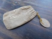 Antique Liggett & Myers Tobacco Pouch Bag Pull String Top with N.C. tag