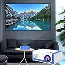 Portable LED Projector 4k, Private Home Theater Video Movie Projectors for Outdoor Indoor, Support 1080P HD HDMI Player, U Disk, AV/TF Card, DVD/VCD, Desktop PC/Laptop, TV/TV BOX