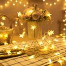 80 Christmas Star Lights LED String Light Home Garden Decorations (10m, 80LED)